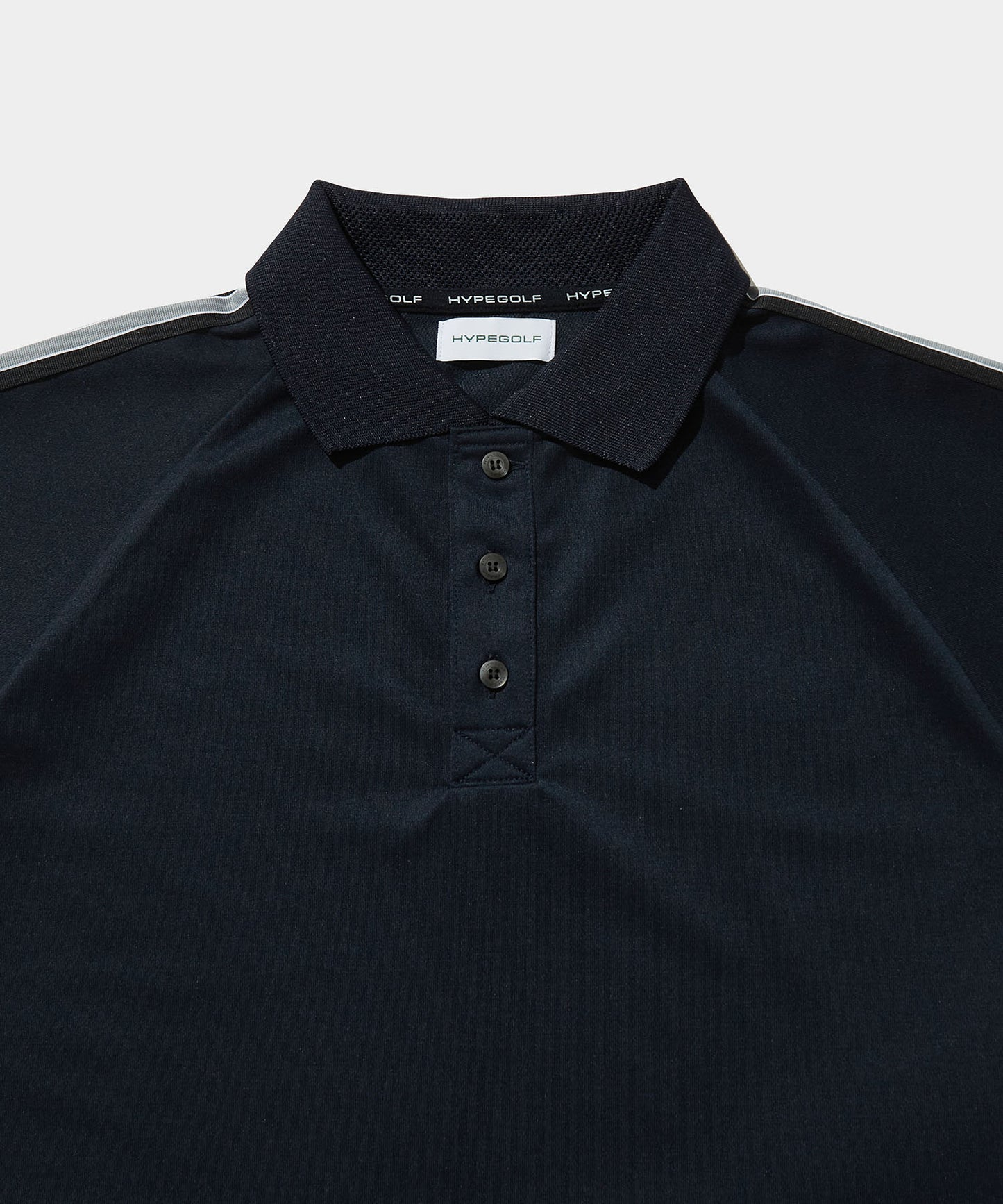 SHOULDER STRIPE SHORT SLEEVE POLO NAVY