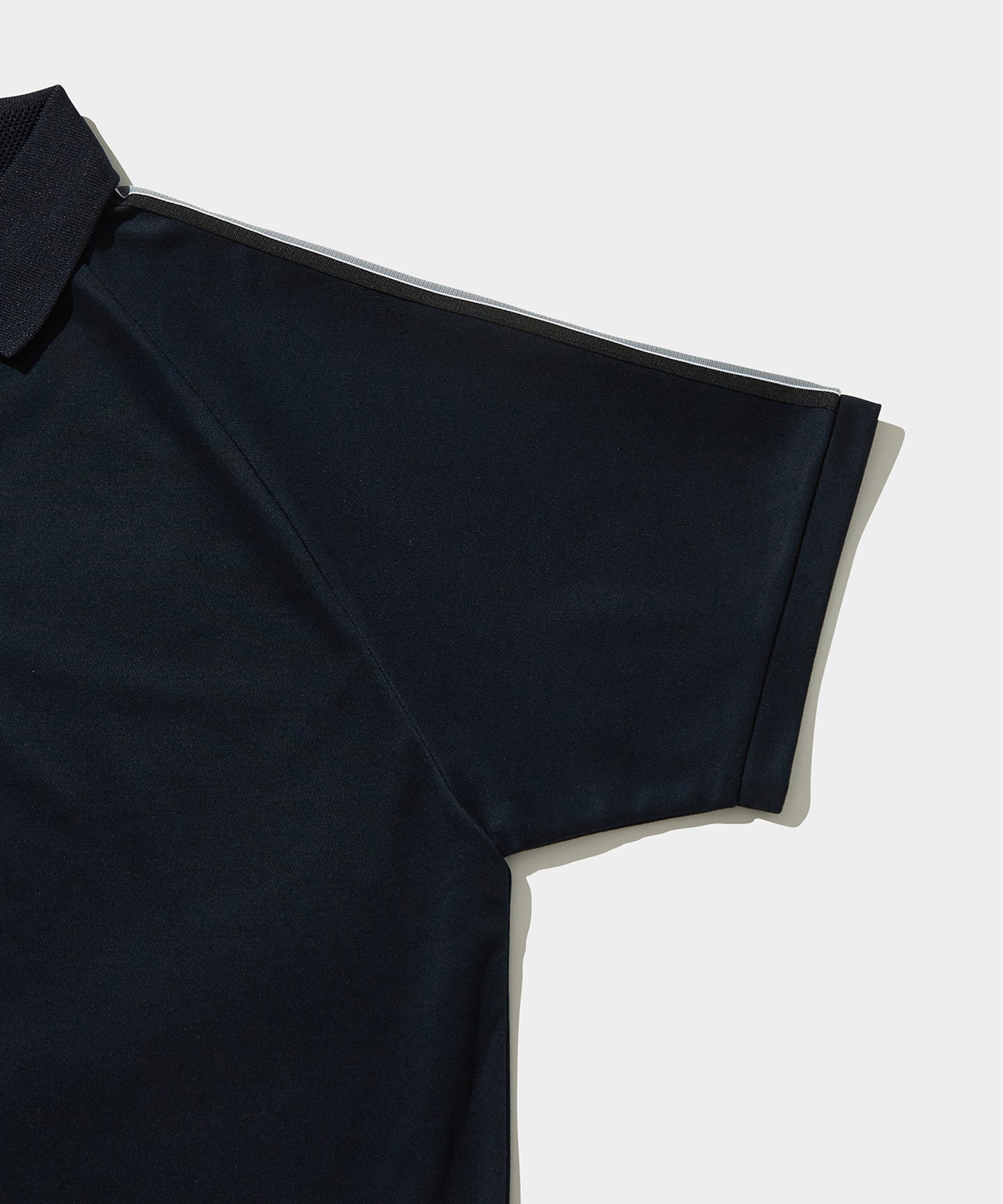 SHOULDER STRIPE SHORT SLEEVE POLO NAVY