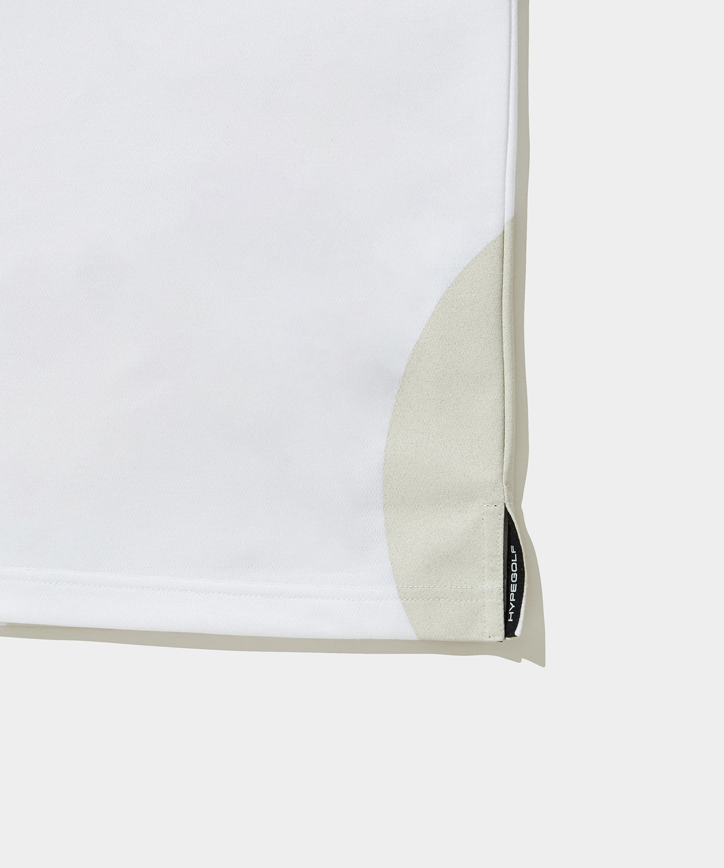 SHOULDER STRIPE SHORT SLEEVE POLO WHITE