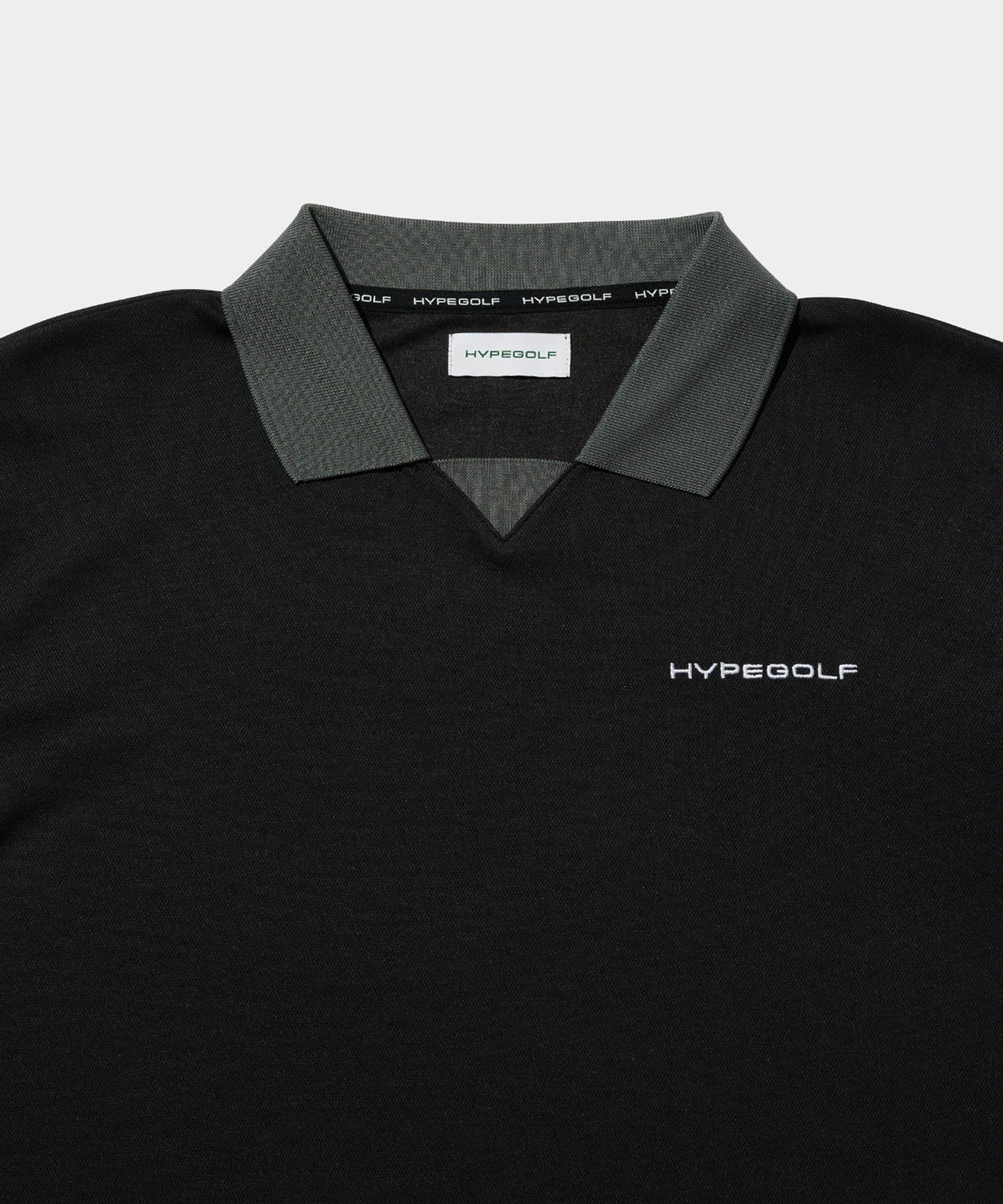 COLOR LINE SHORT SLEEVE POLO BLACK