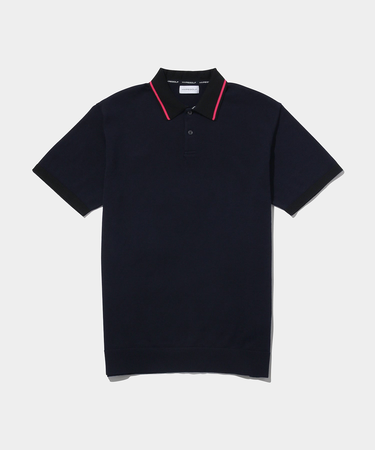 KNIT POLO SHIRTS NAVY – HYPEGOLF ONLINE STORE