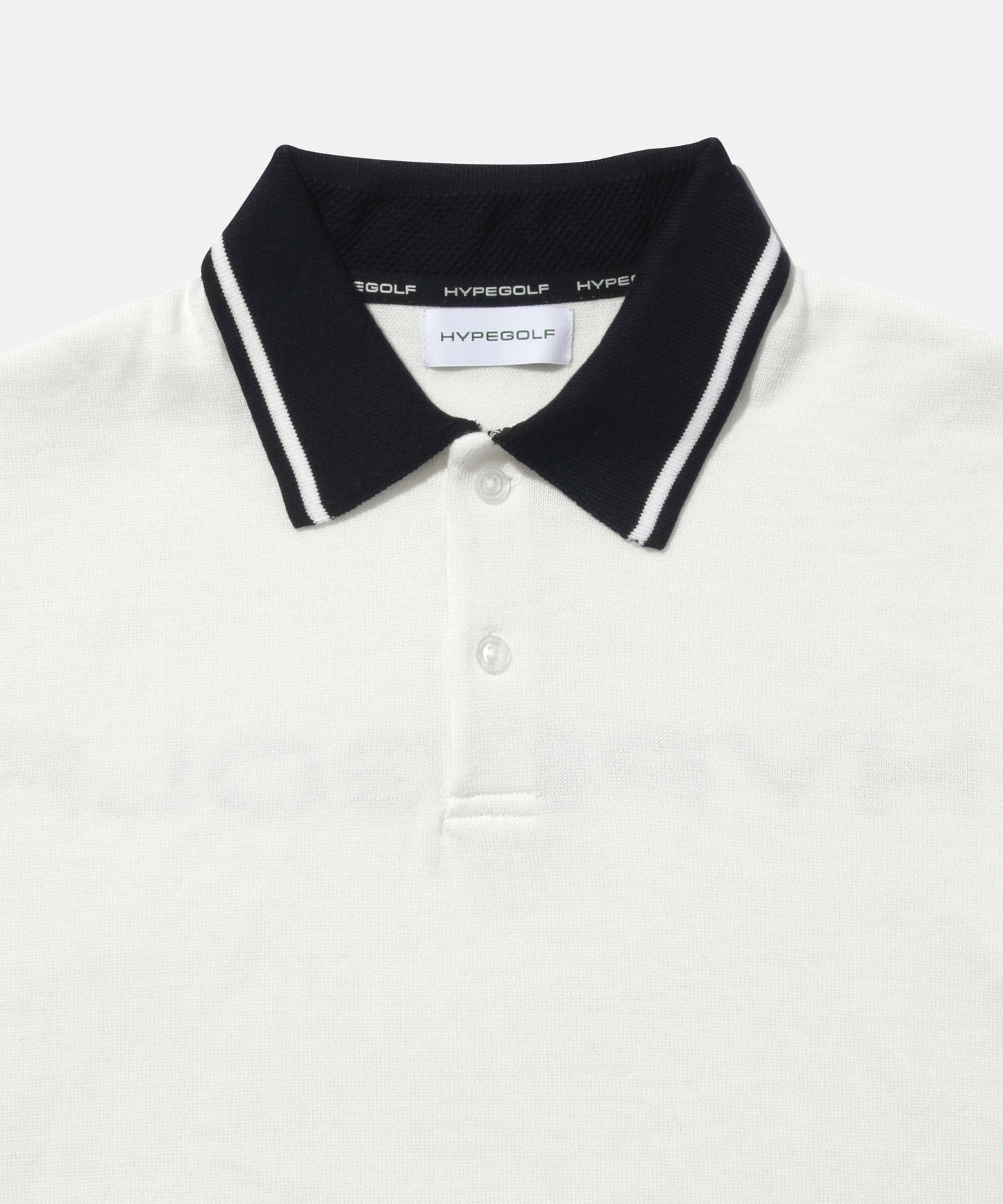KNIT POLO SHIRTS WHITE