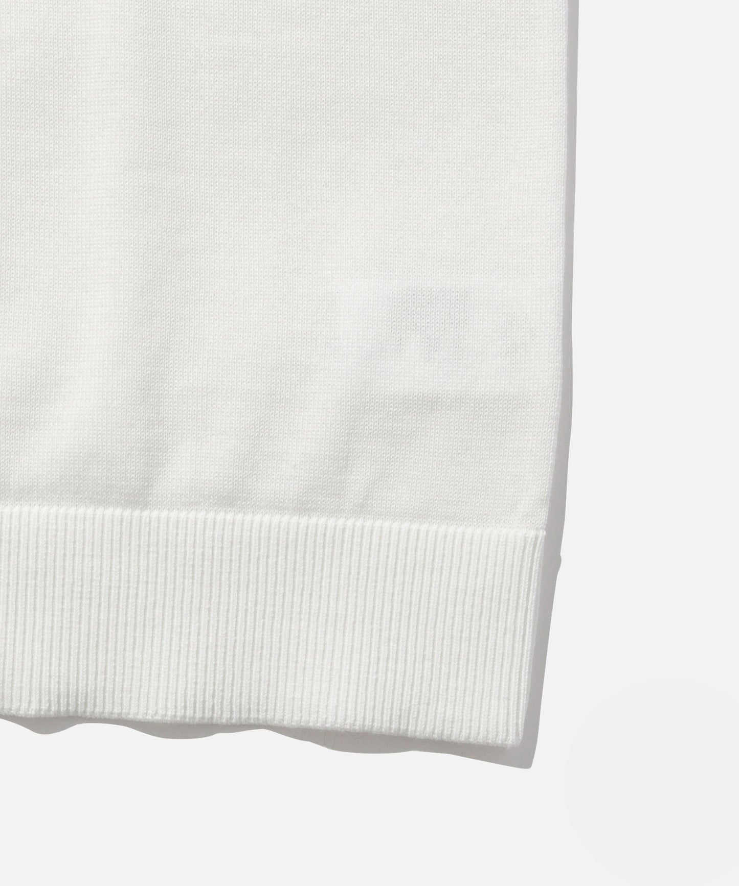 KNIT POLO SHIRTS WHITE