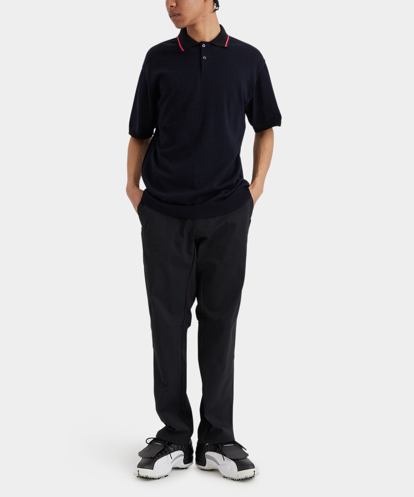 KNIT POLO SHIRTS NAVY