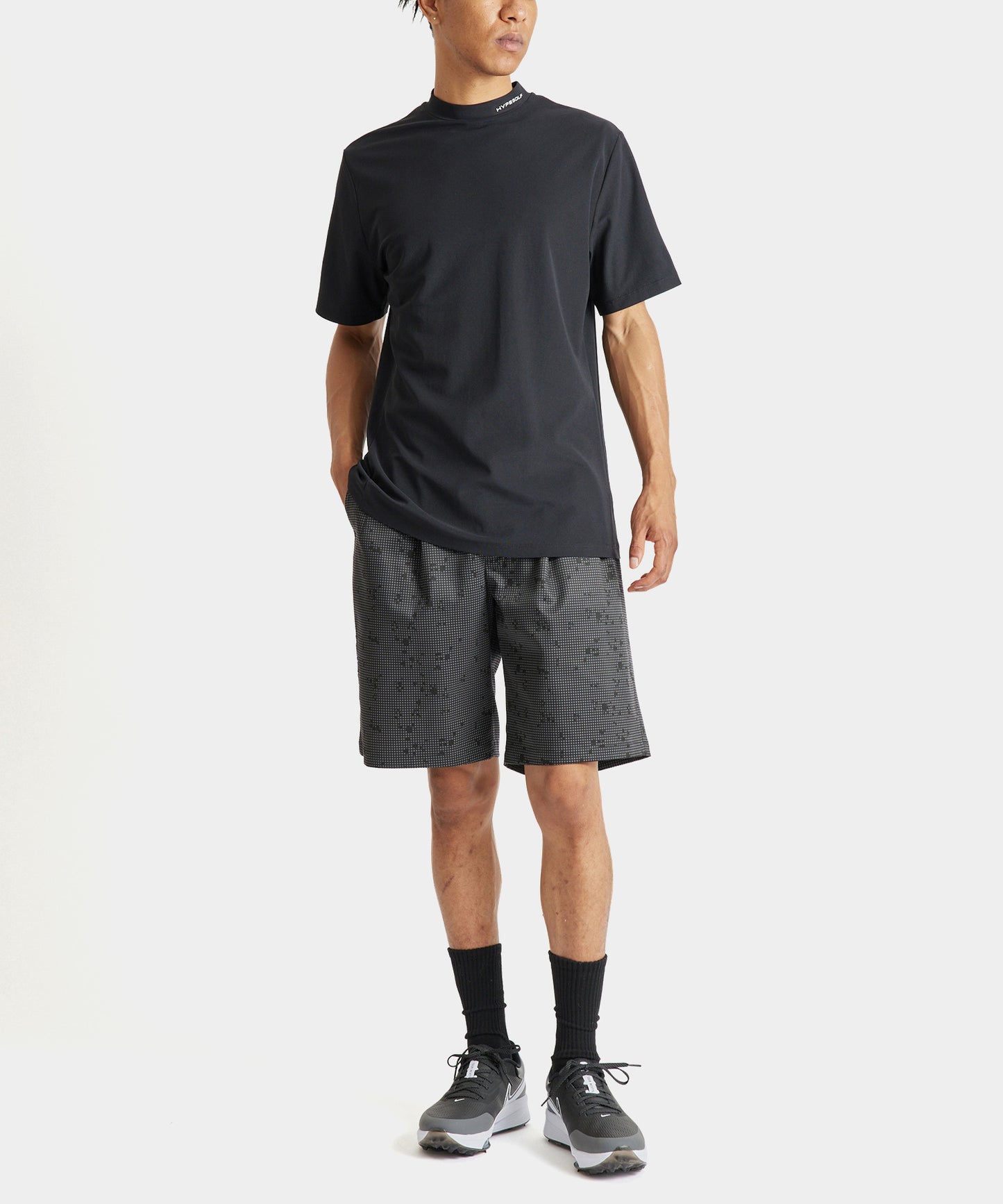 Nightvisioncamo tuck shorts CHARCOAL