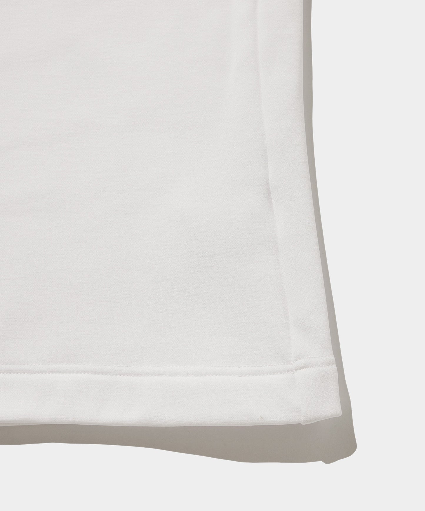 FLEECE HALF ZIP LONG SLEEVE SHIRTS WHITE