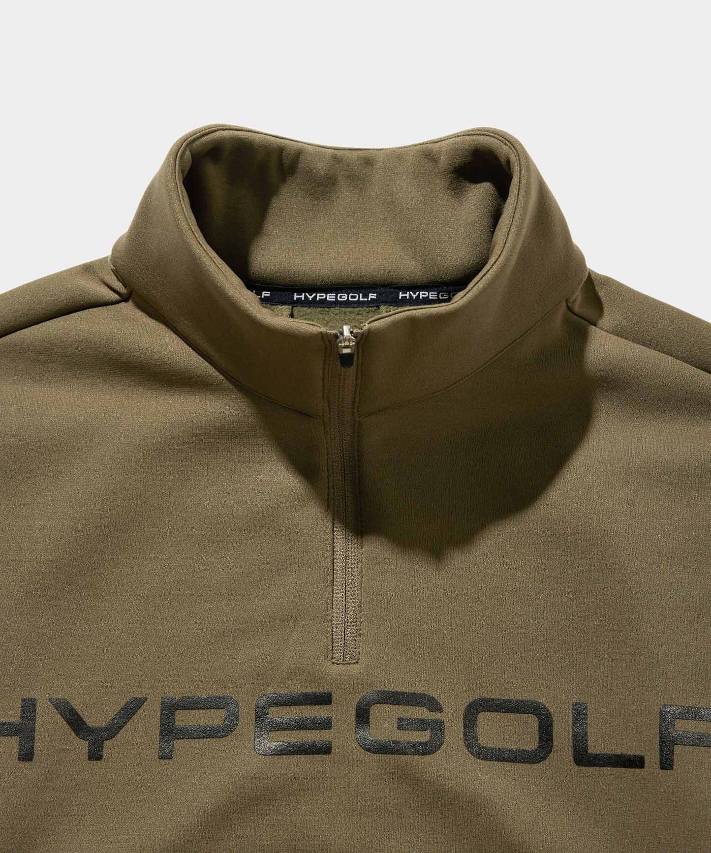FLEECE HALF ZIP LONG SLEEVE SHIRTS OLIVE