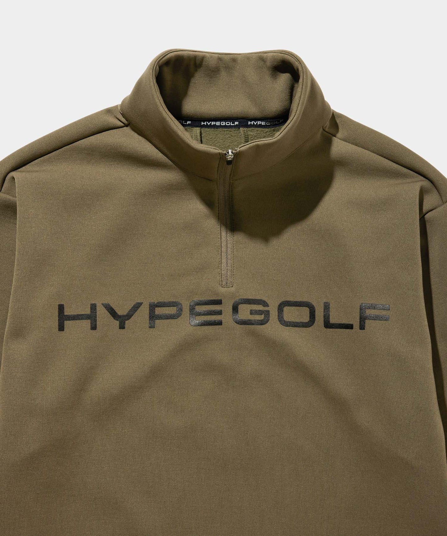 FLEECE HALF ZIP LONG SLEEVE SHIRTS OLIVE