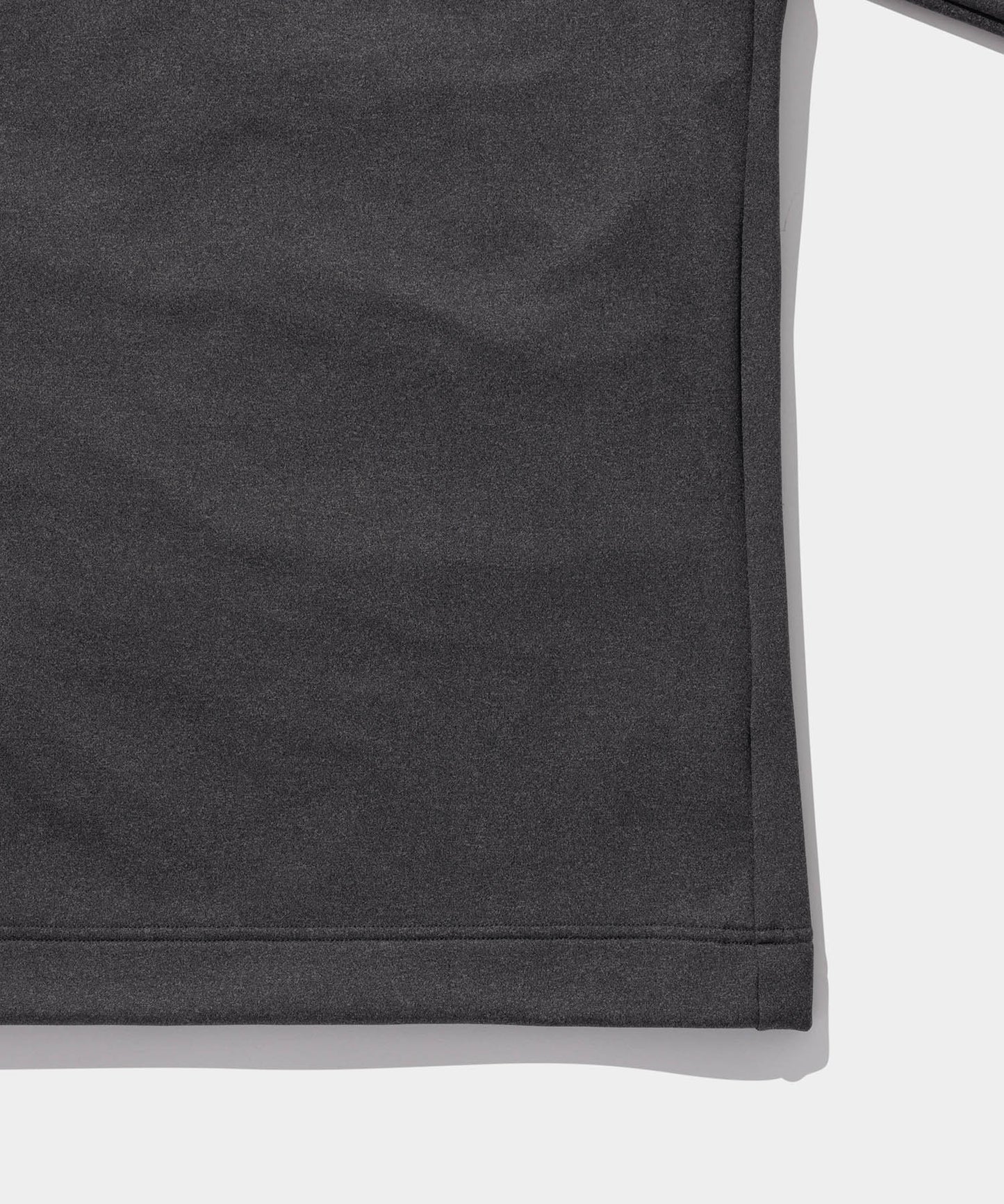 Dot motif MOCKNECK LONG SLEEVE SHIRTS GRAY