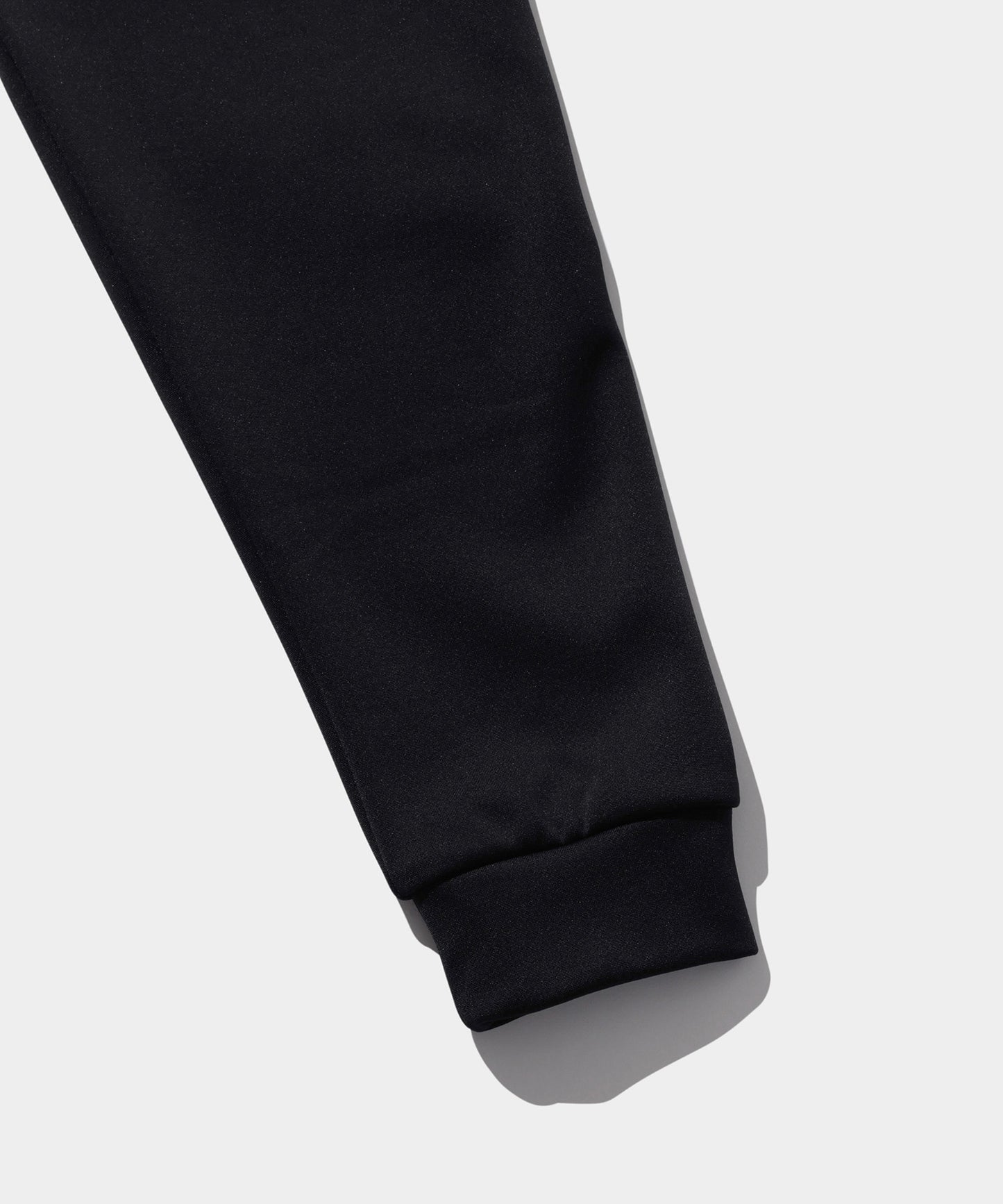 CORDURA FLEECE Logo motif mockneck long sleeve BLACK
