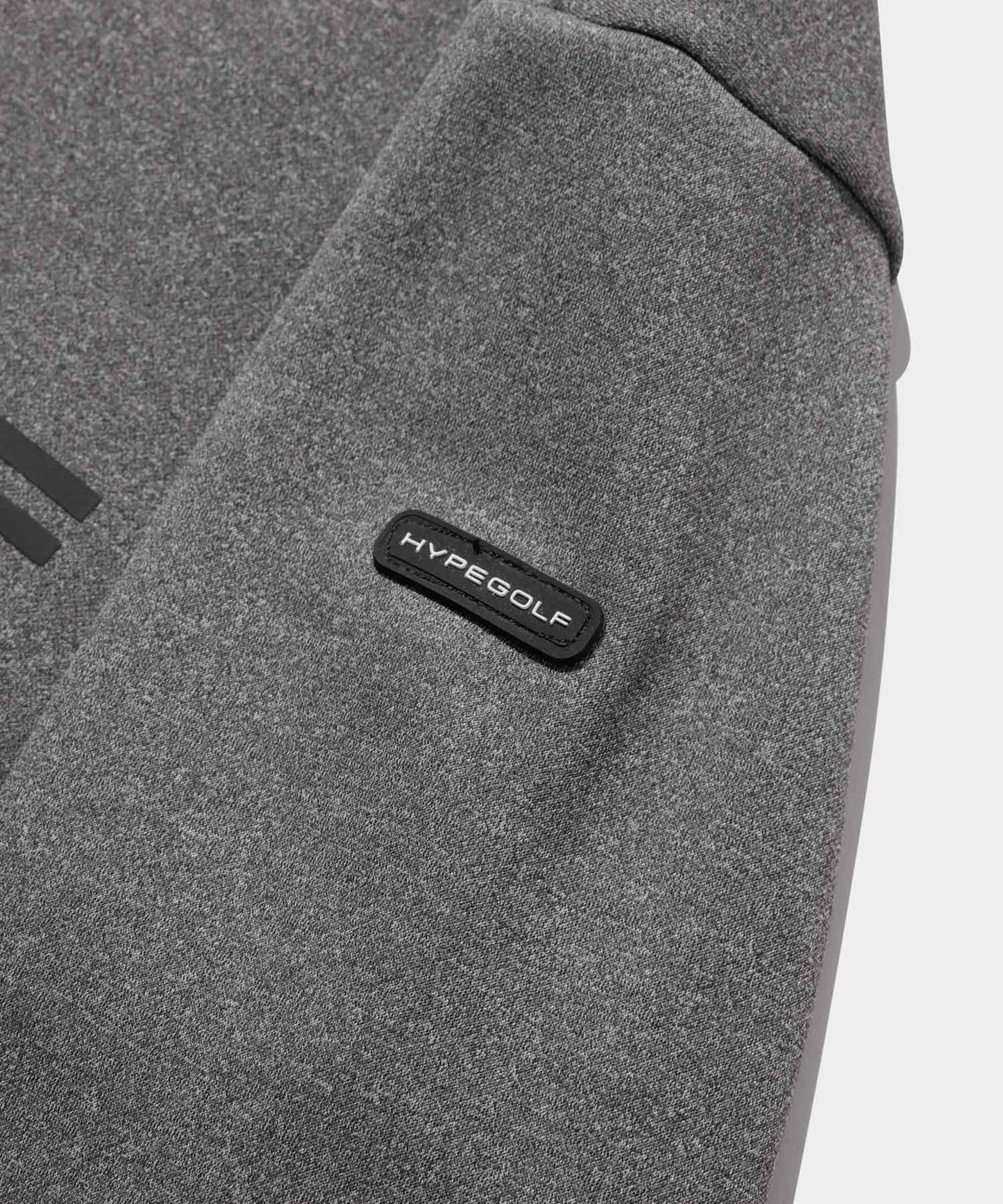 CORDURA FLEECE Logo motif mockneck long sleeve GRAY