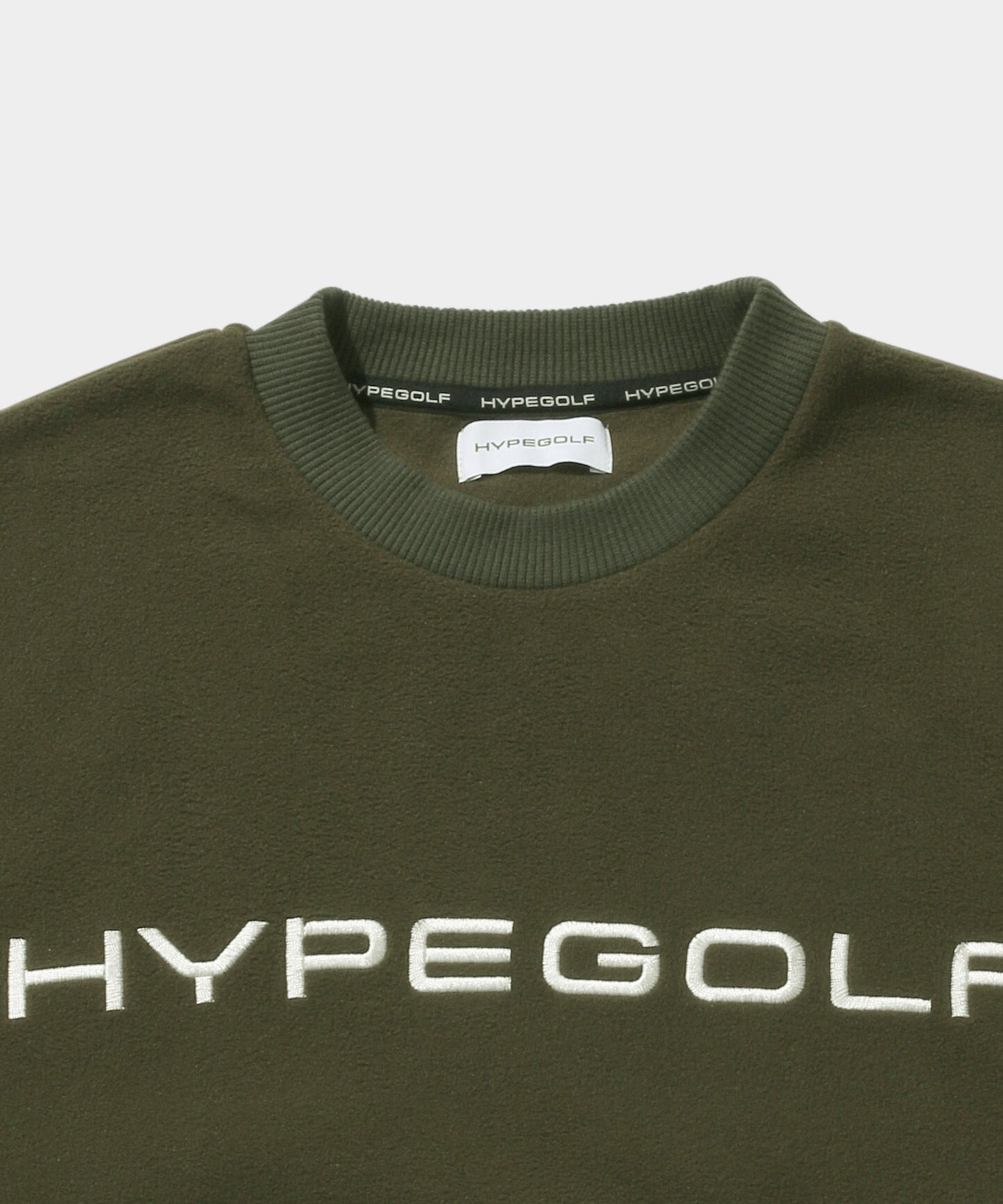 FLEECE CREW PULL OVER KHAKI