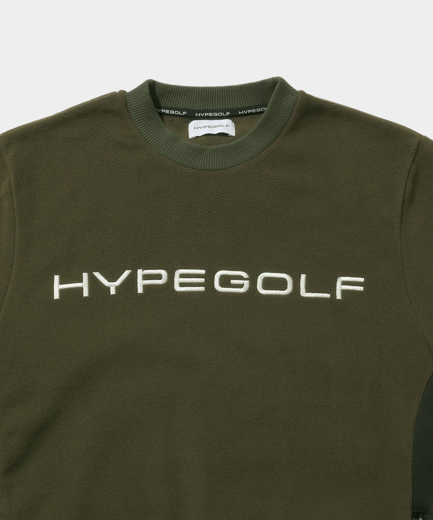 FLEECE CREW PULL OVER KHAKI
