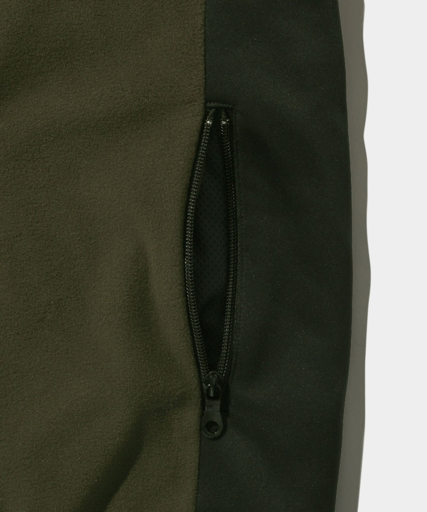 FLEECE CREW PULL OVER KHAKI