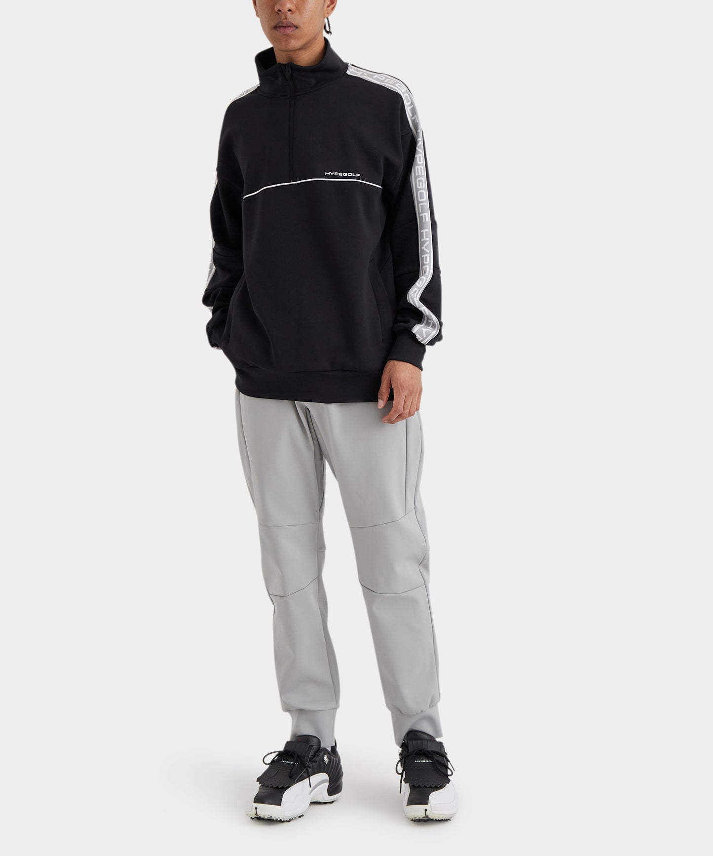 Half Zip Active Pullover BLACK