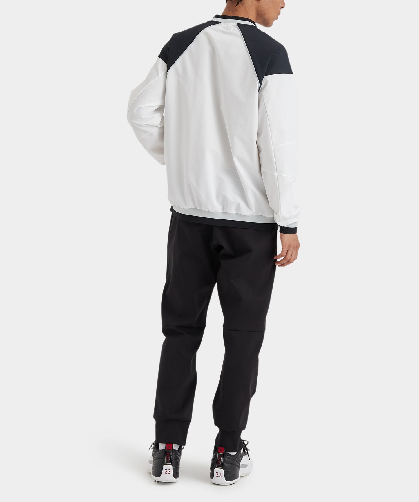 WOVEN Pullover V Neck WHITE