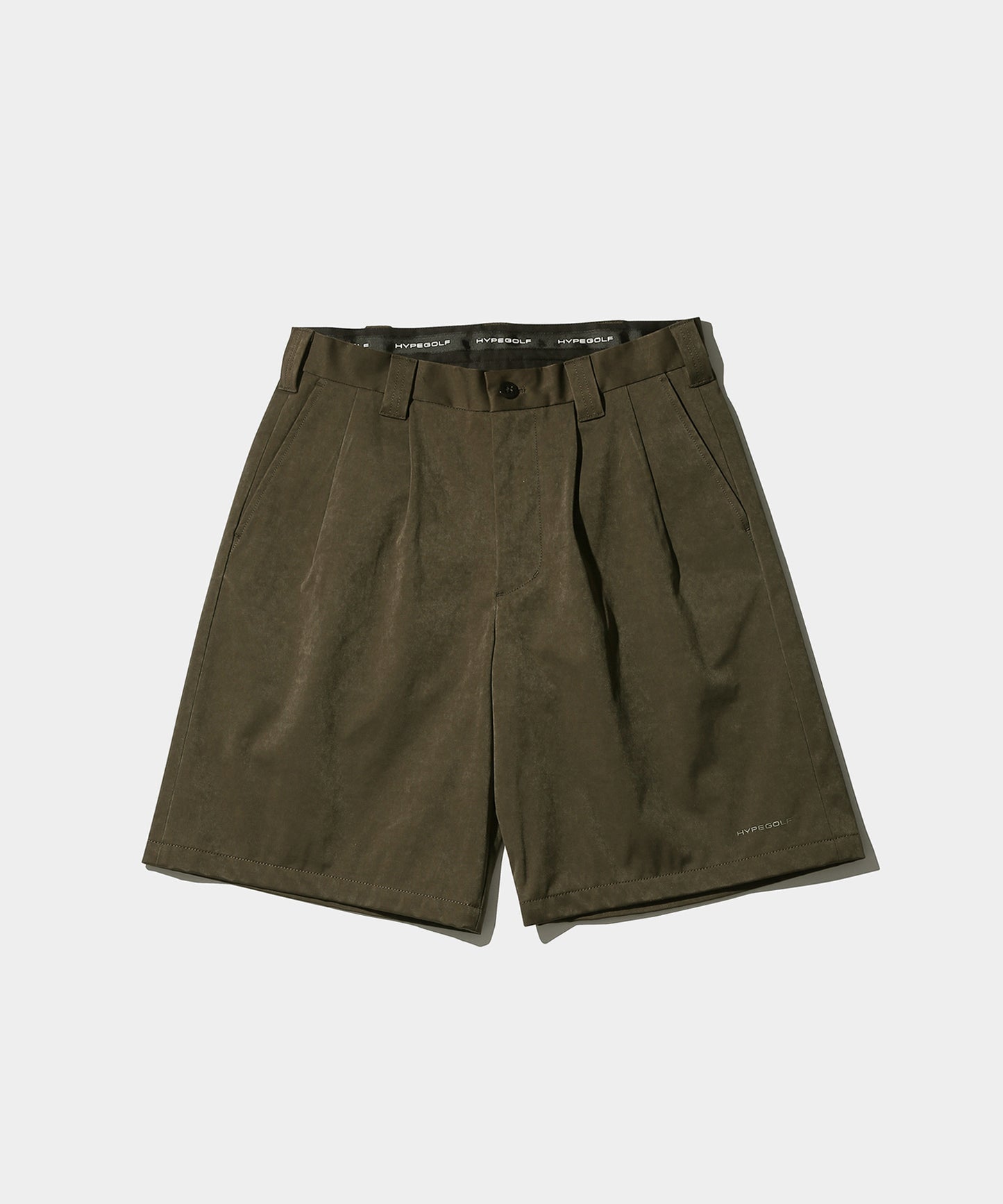 Nylonjersey Printed logo shorts OLIVE