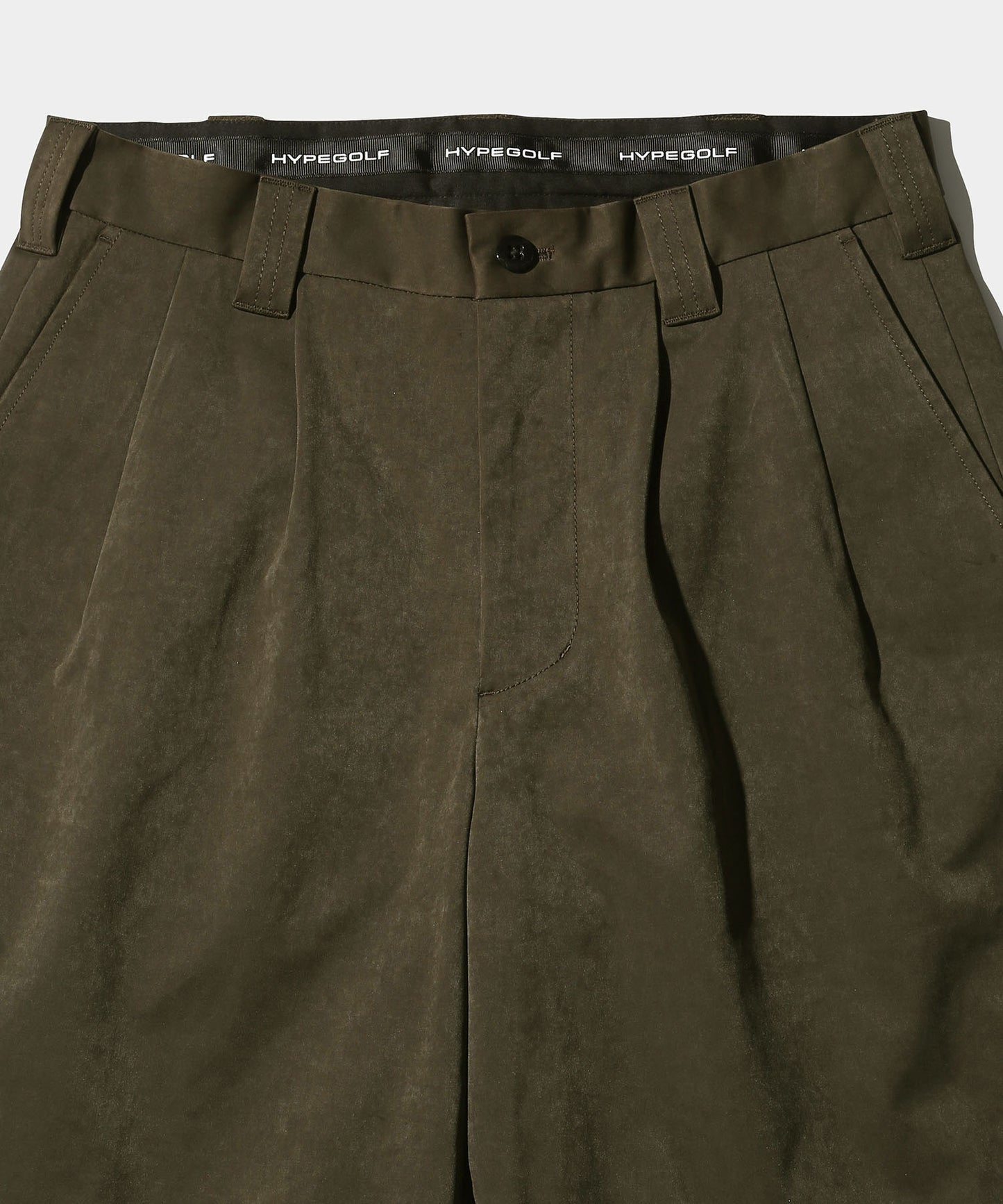 Nylonjersey Printed logo shorts OLIVE