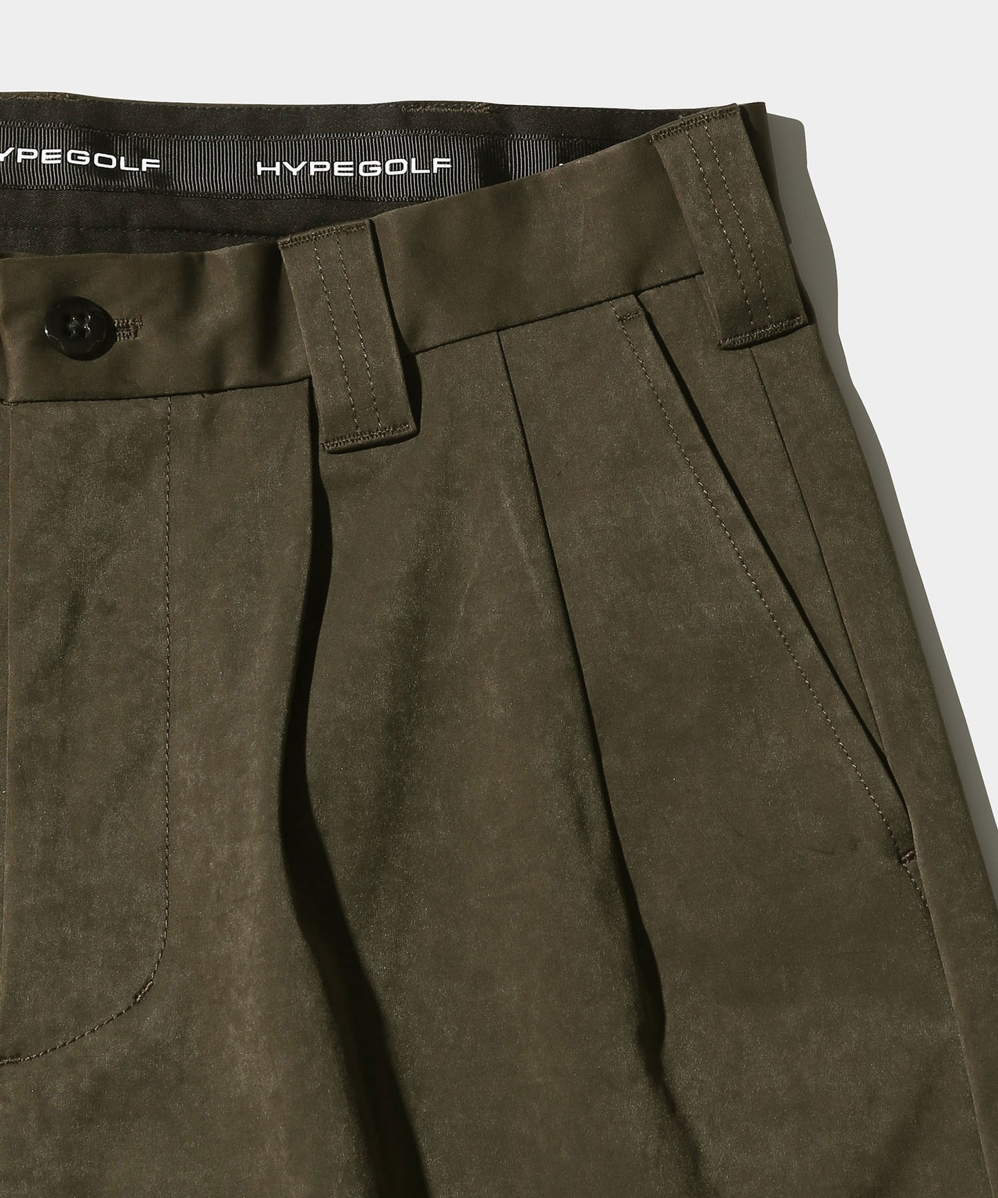 Nylonjersey Printed logo shorts OLIVE