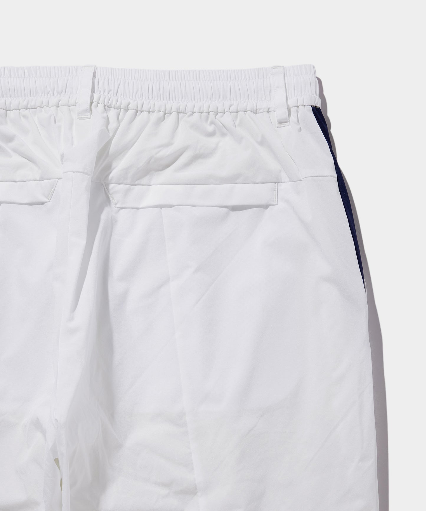 WOVEN NYLON LONG PANTS WHITE
