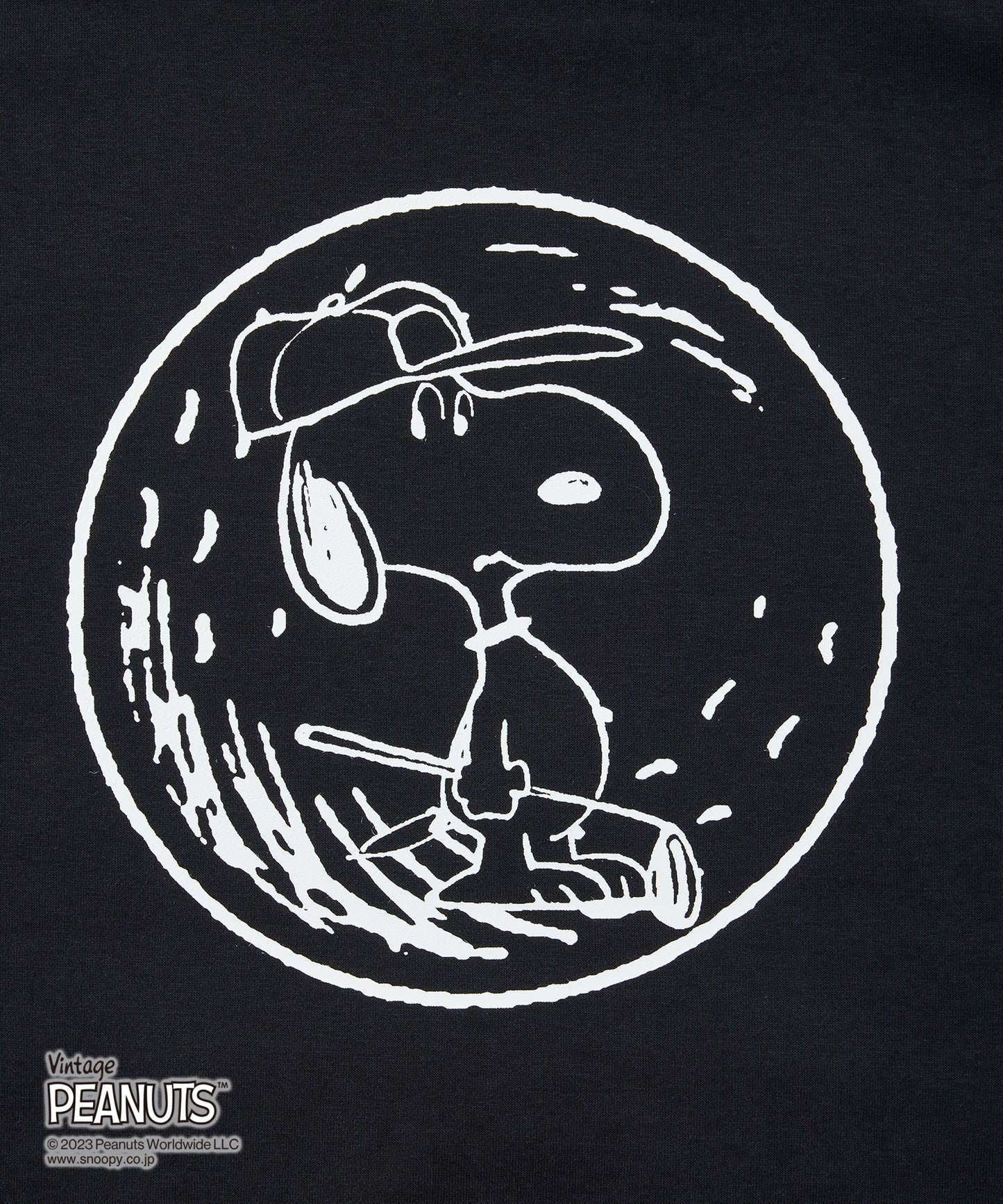 Peanuts GOLF HOODIE BLACK