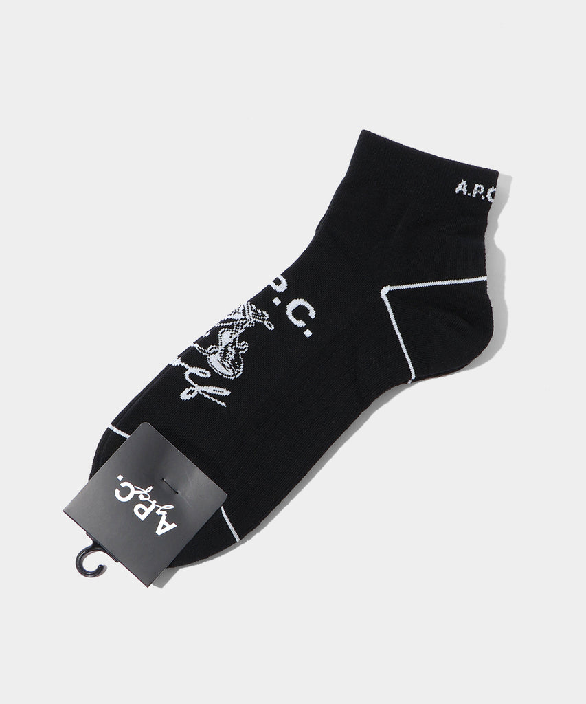 A.P.C.GOLF LUCAS SOCKS BLACK