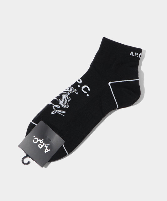 A.P.C.GOLF LUCAS SOCKS BLACK