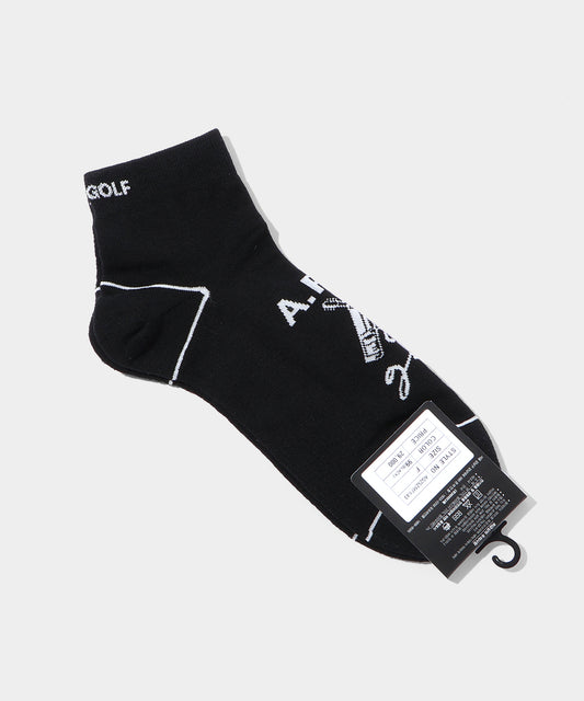 A.P.C.GOLF LUCAS SOCKS BLACK