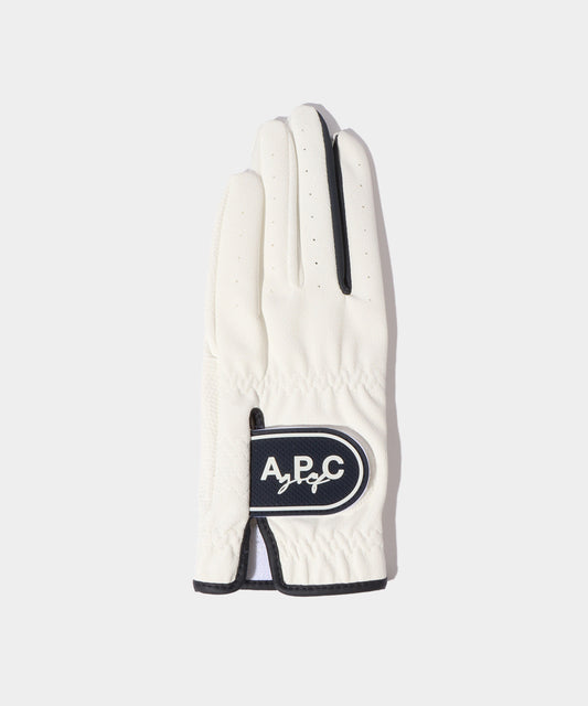 A.P.C.GOLF Aude Gloves (womens) NAVY