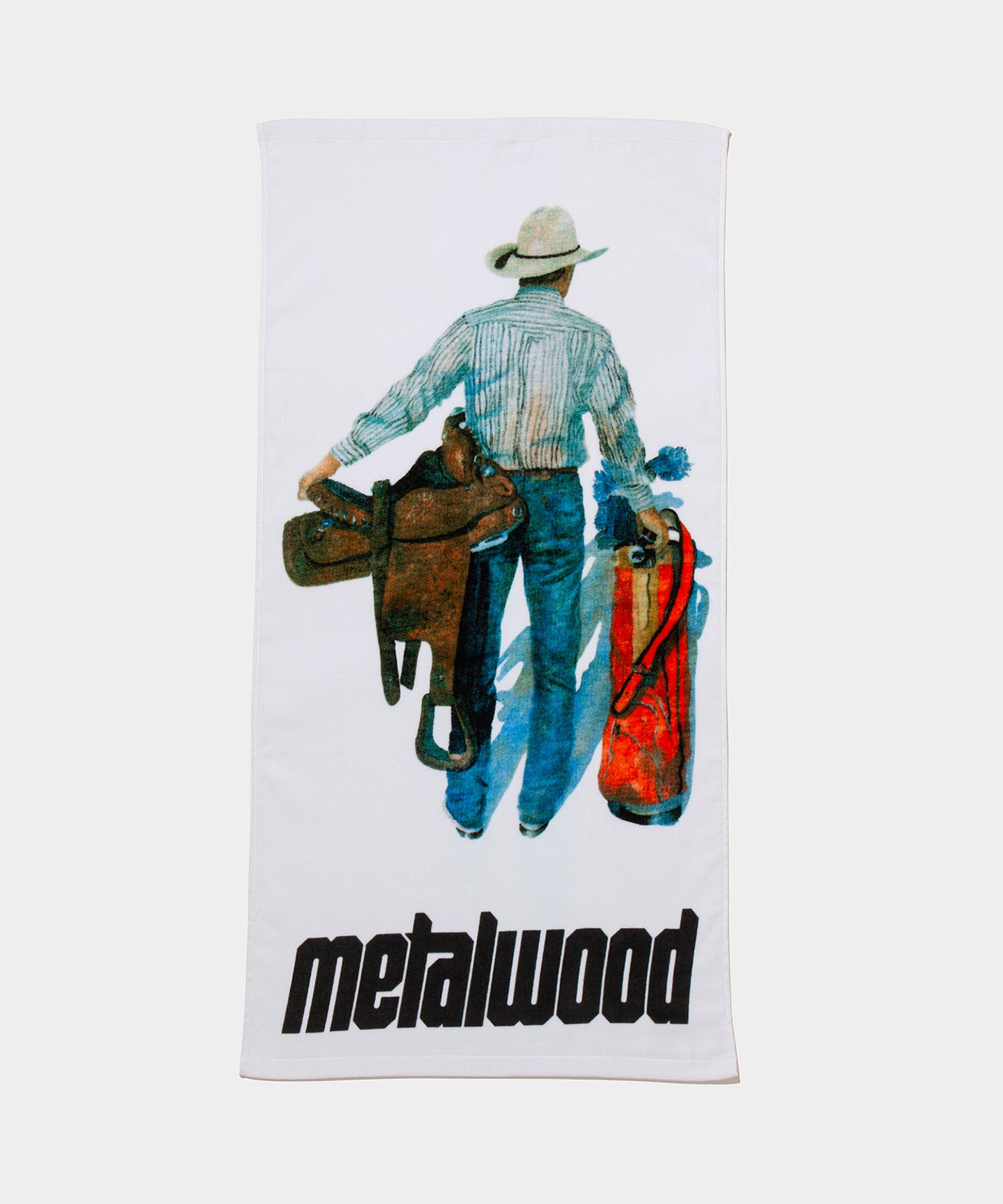 METALWOOD COWBOY CADDIE TOWEL