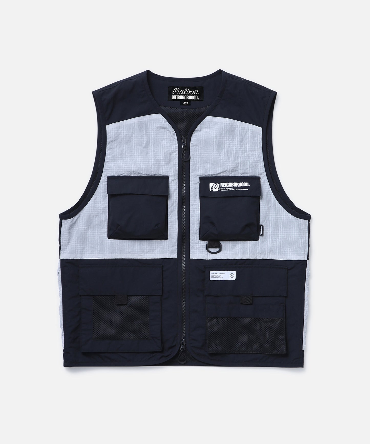 NH X MALBON GOLF . TACTICAL VEST BLACK