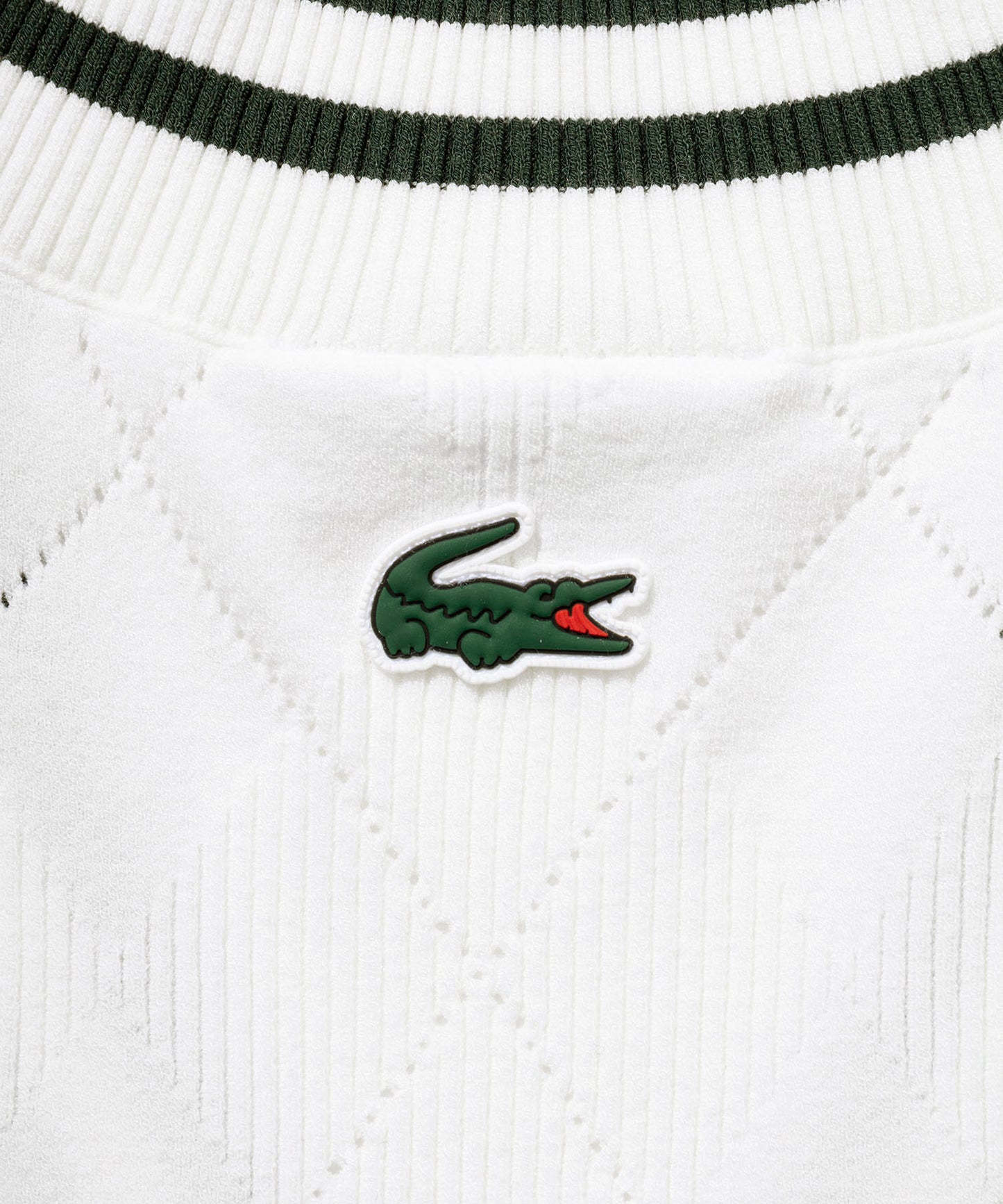 LACOSTE アーガイルジャカードゴルフニットベスト