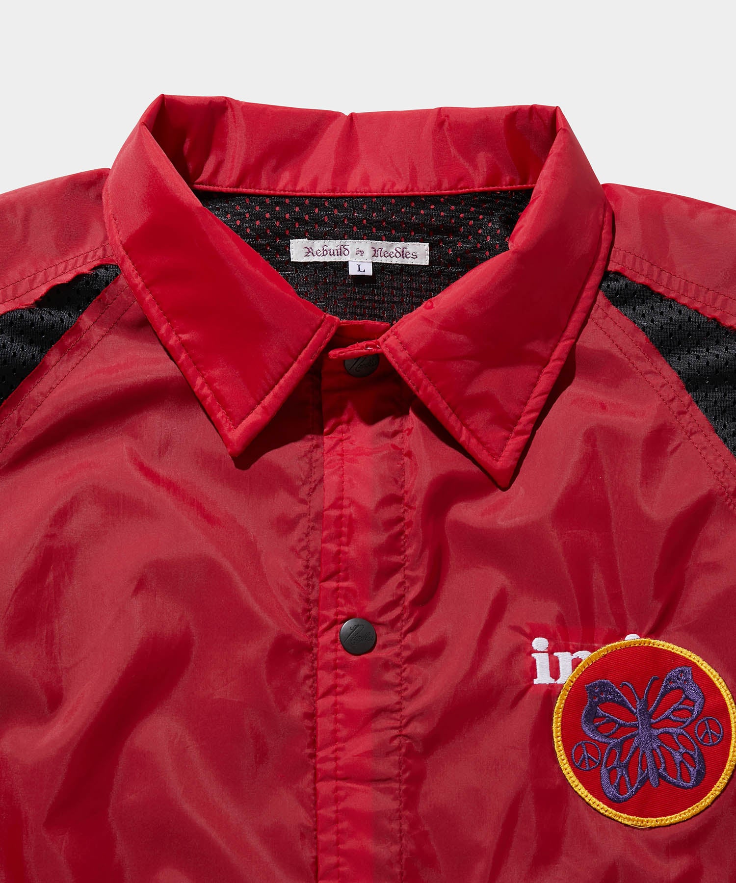 Rebuild by NEEDLES Coach Jacket -> Covered Jacket RED – HYPEGOLF 