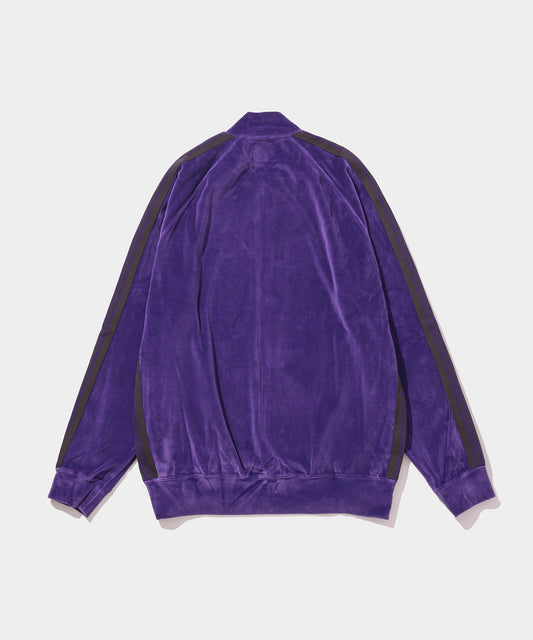 NEEDLES R.C. Track Jacket - C/Pe Velour Purple