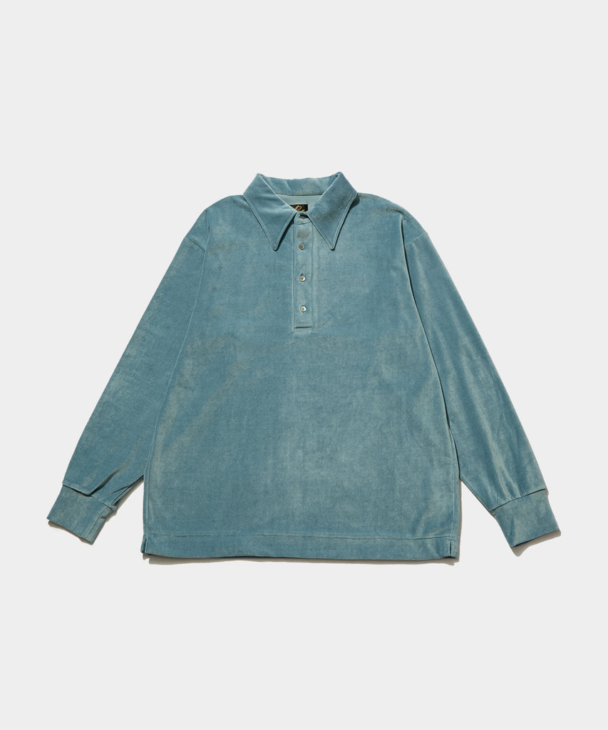 Pullover Shirt - Velour Jersey Blue