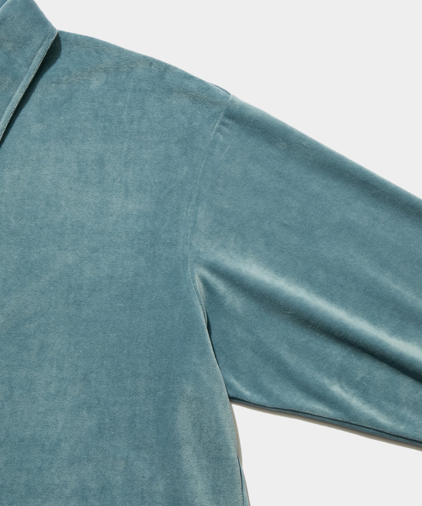 Pullover Shirt - Velour Jersey Blue