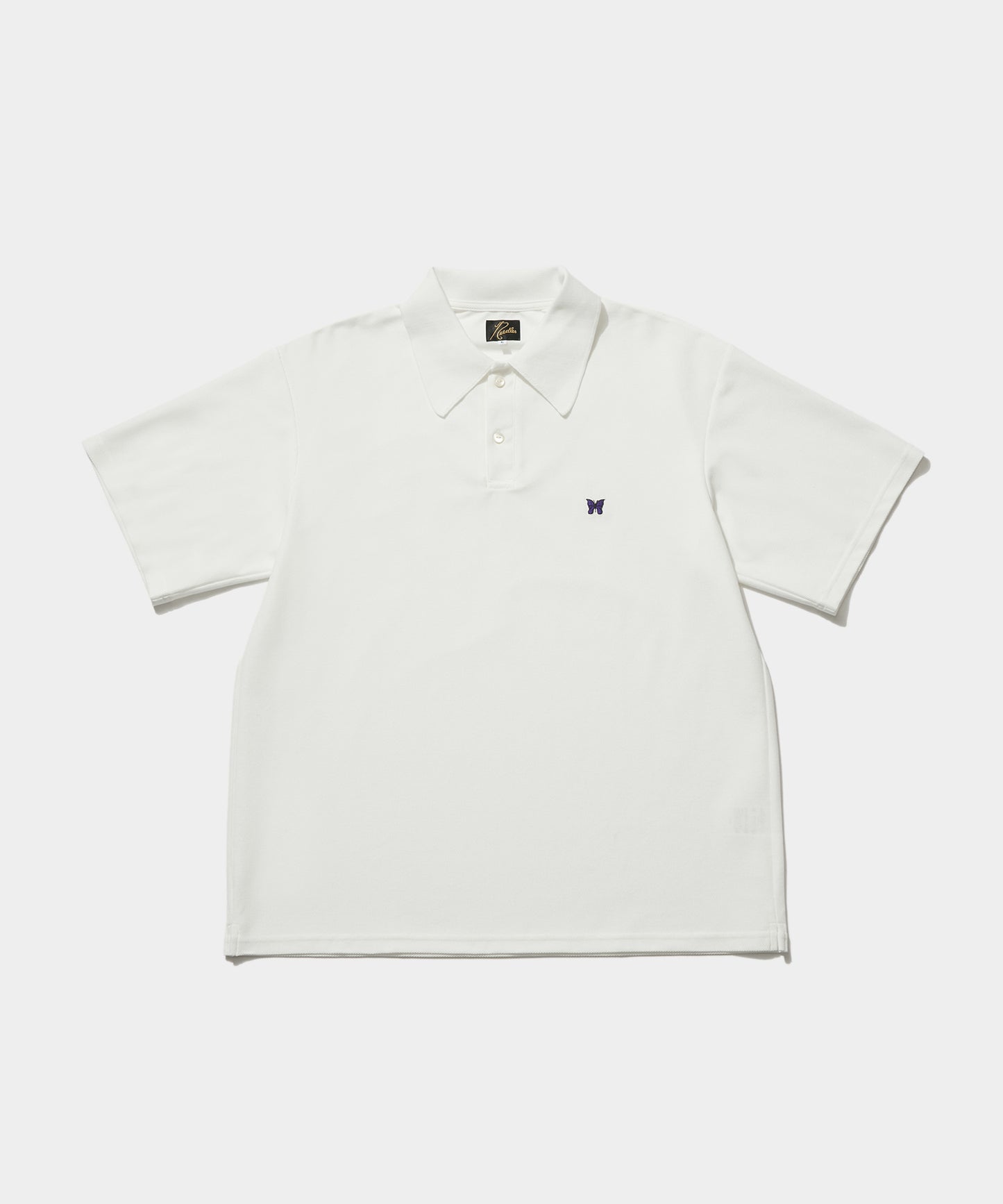 S/S Polo Shirt - Poly Pique White