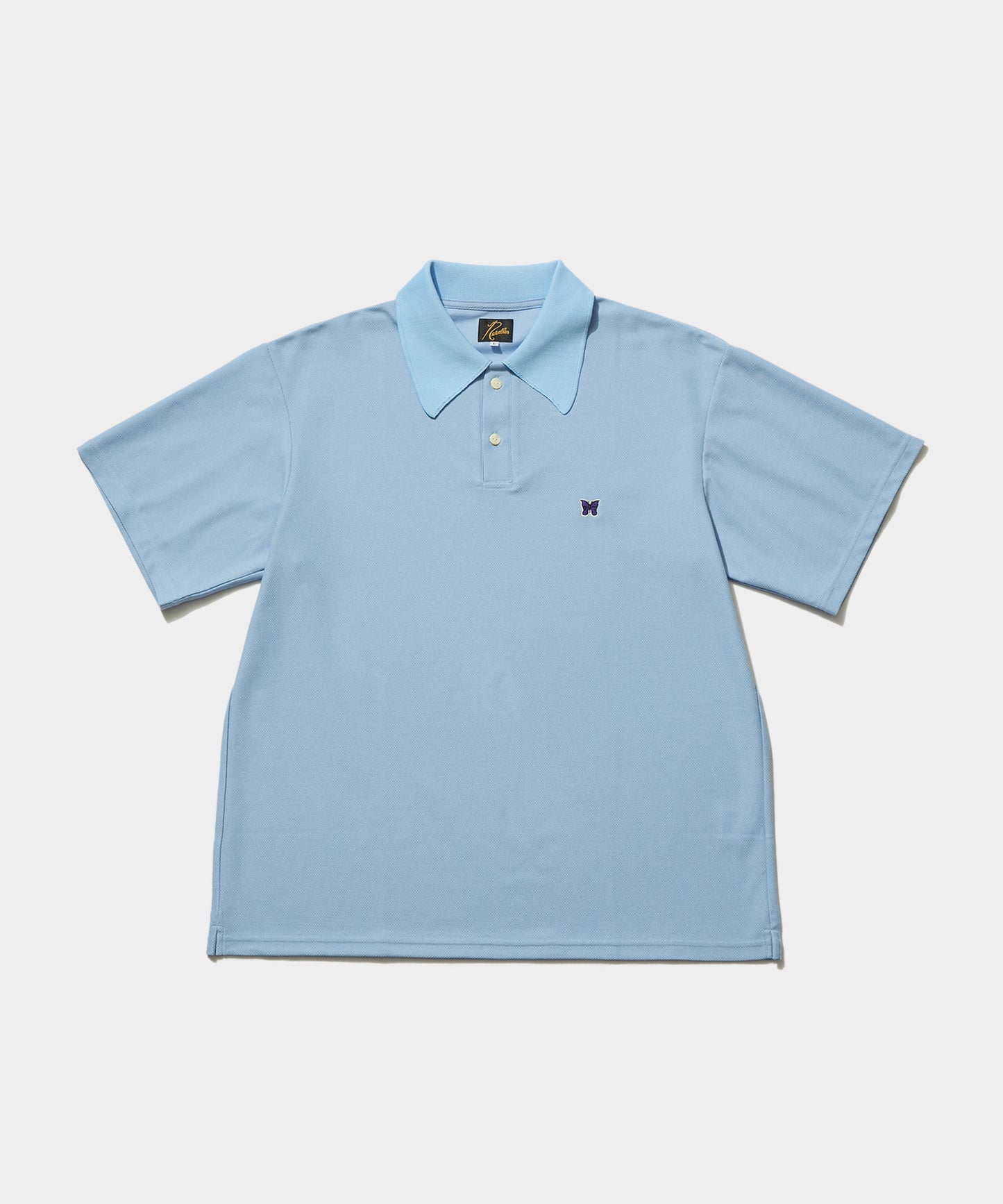 S/S Polo Shirt - Poly Pique Sax blue