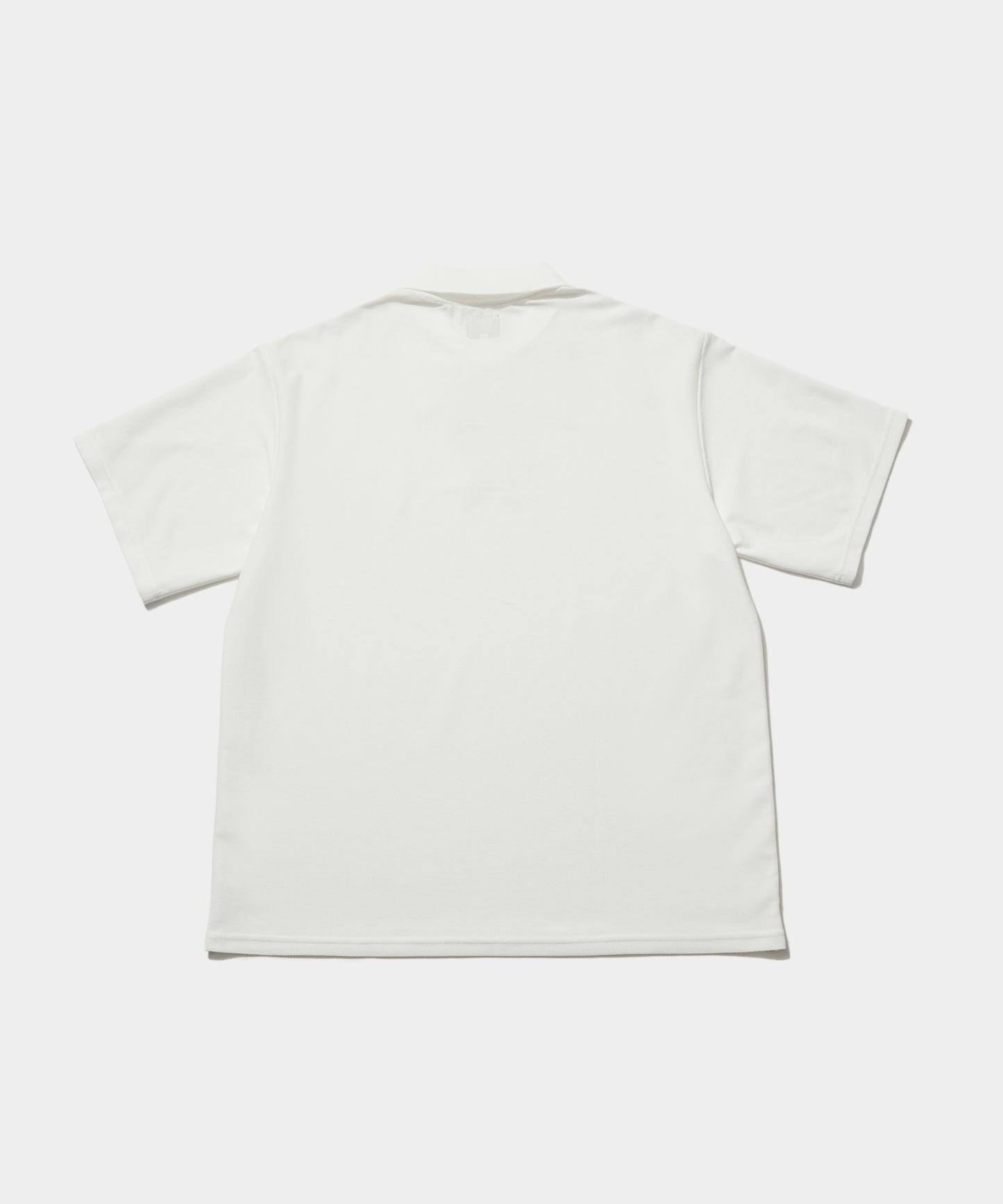 S/S Polo Shirt - Poly Pique White