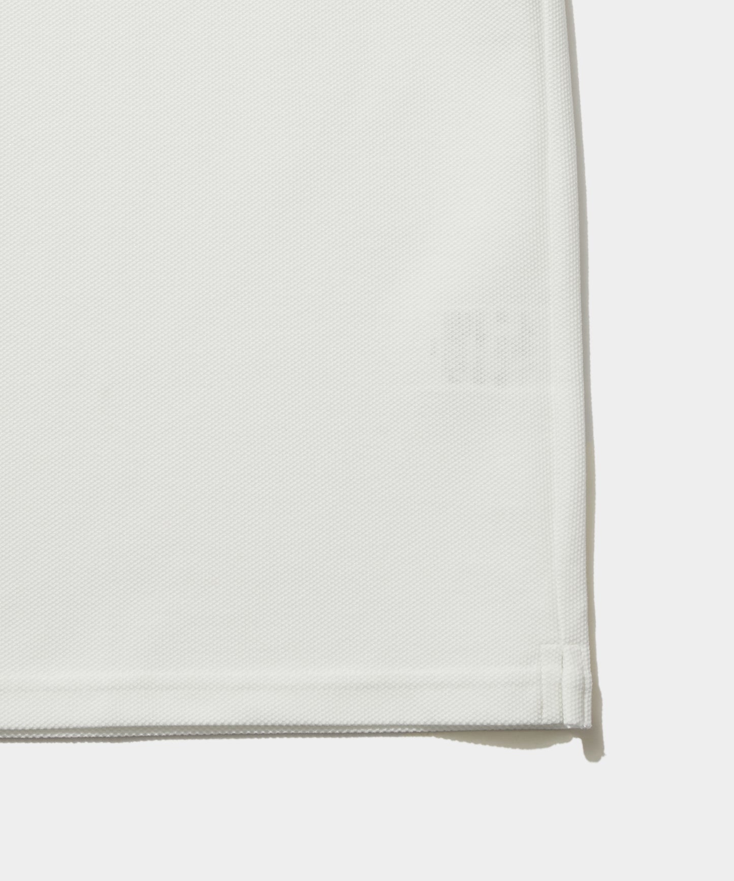 S/S Polo Shirt - Poly Pique White