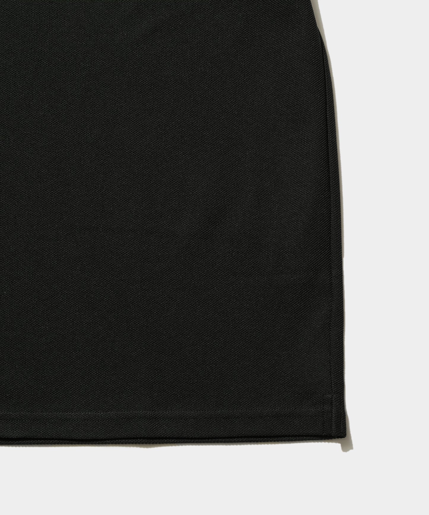 S/S Polo Shirt - Poly Pique Black