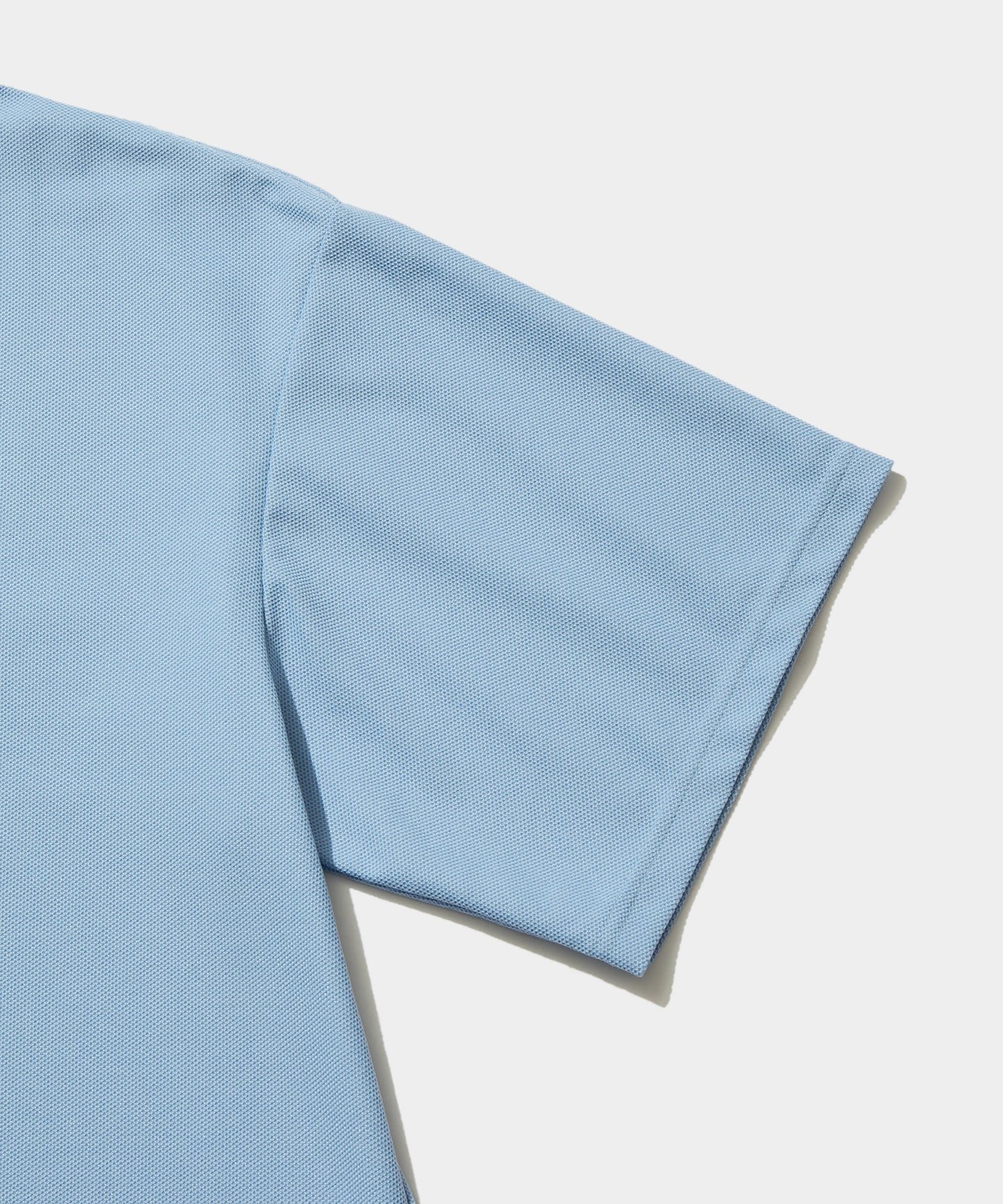 S/S Polo Shirt - Poly Pique Sax blue