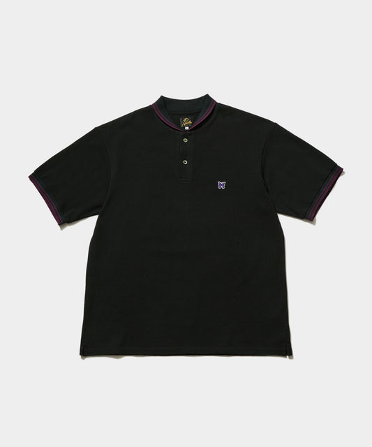 【NEEDLES】Shawl Collar S/S Polo - Cotton Pique