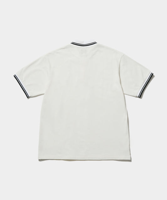 【NEEDLES】Shawl Collar S/S Polo - Cotton Pique