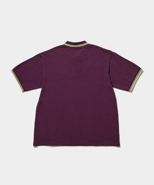 【NEEDLES】Shawl Collar S/S Polo - Cotton Pique