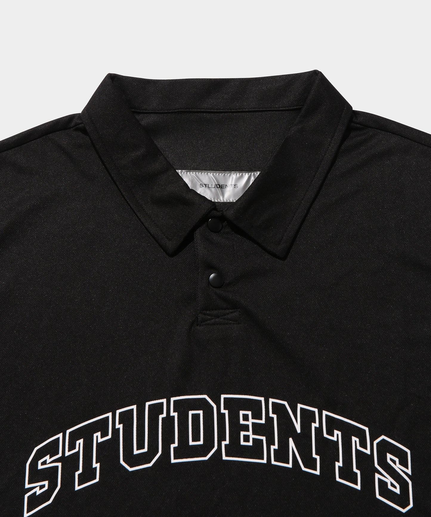 Students Golf Fleetwood Poly Polo Shirt BLACK
