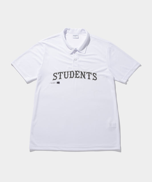 Students Golf Armstrong Poly Polo Shirt WHITE