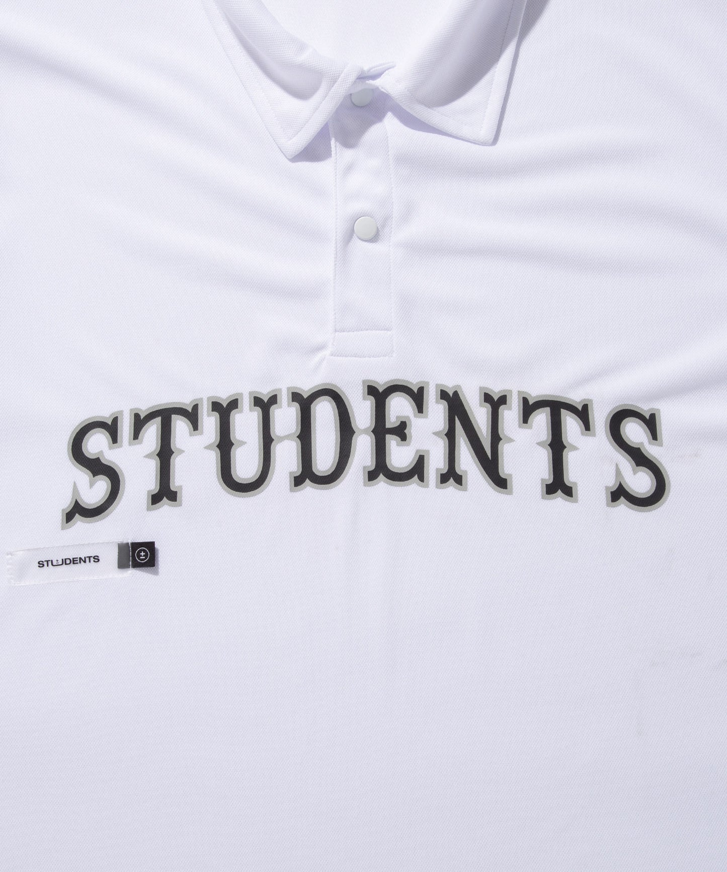 Students Golf Armstrong Poly Polo Shirt WHITE