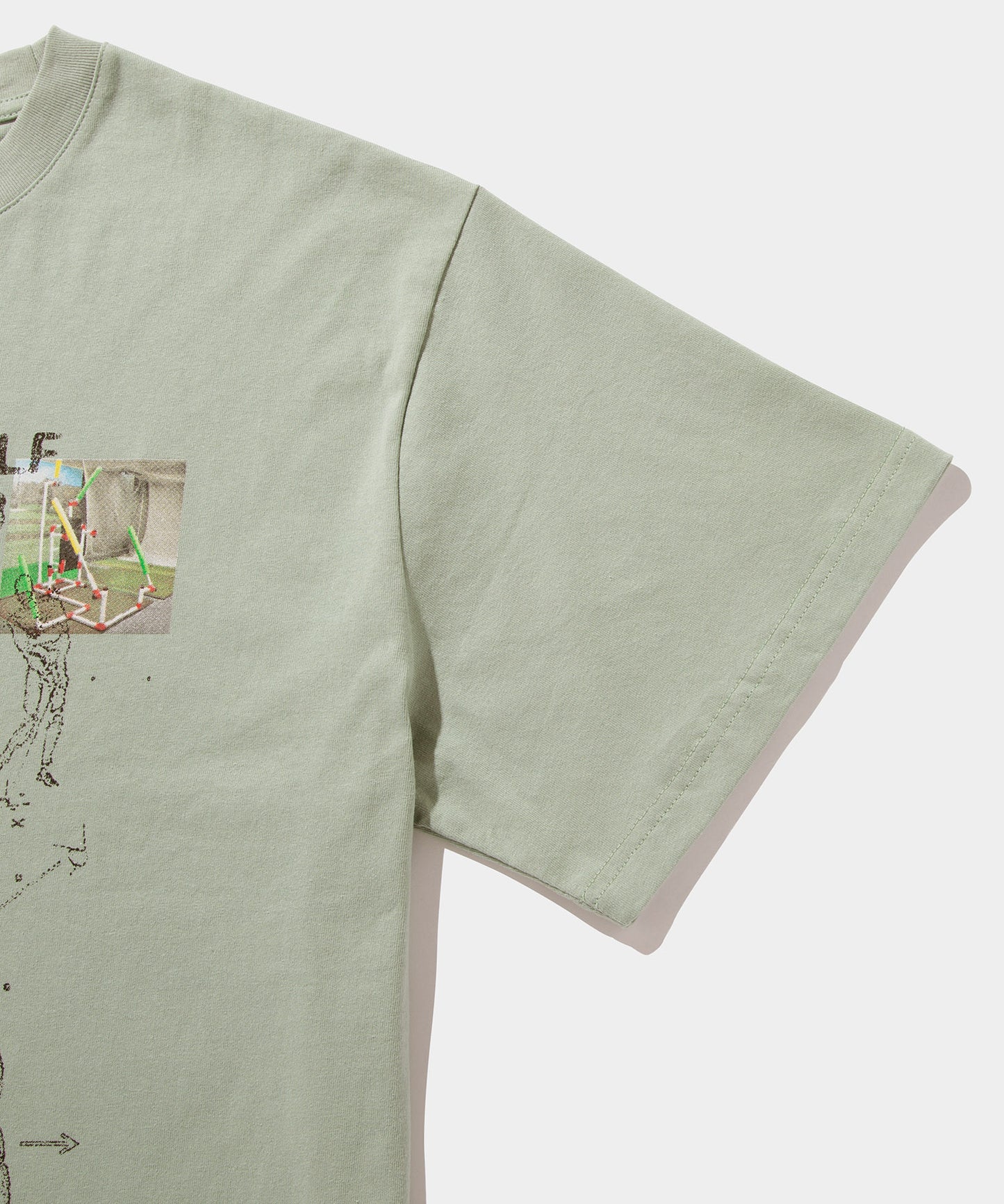 Students Golf Science Lab T-shirt MOSS GREEN