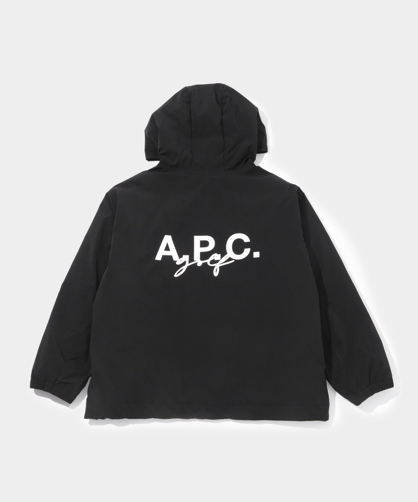 A.P.C.GOLF HOODIE DAWN JACKET BLACK